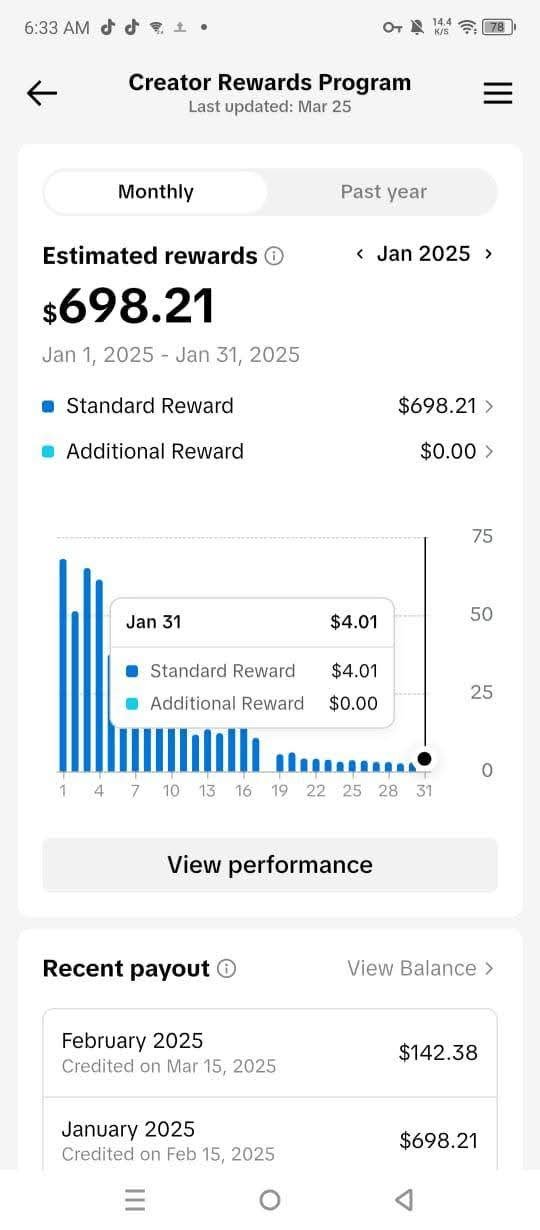tiktok automation earning