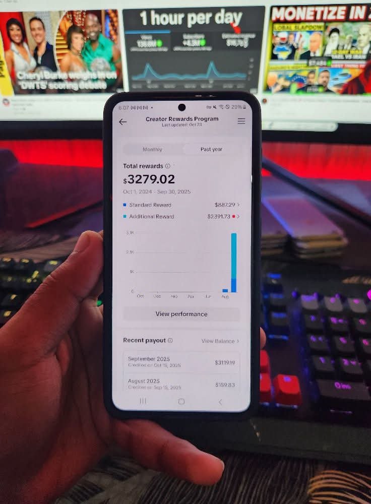tiktok automation earning